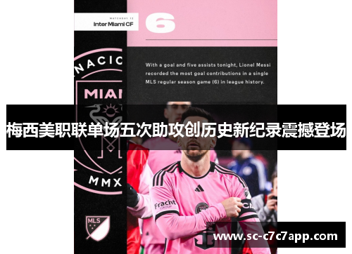 梅西美职联单场五次助攻创历史新纪录震撼登场 梅西美职联单场五次助攻创历史新纪录震撼登场